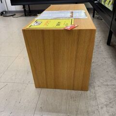 J3186　【リユースのサカイ柏店】　　無印良品　コの字テーブル　コの字の家具　積層合板　オーク材　クリーニング済み　新品参考価格8,990円の画像