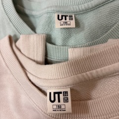 150サイズ ユニクロ トレーナー 2着セットの画像