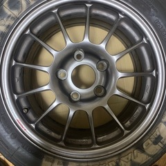 競技用エンケイホイール4本セット！15インチ7.5j 5穴PCD114.3 ENKEI スイフトスポーツ　フェアレディZ等にの画像