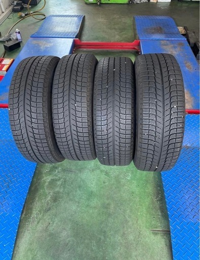 美品バリ溝 ミシュランXICE3+ 225/65/17 スタッドレスタイヤ4本セット