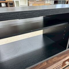 ★リユースのサカイ高崎店★TJ13337  テレビ台 黒 H40×D35×W79 クリーニング済みの画像