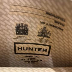 Hunter 長靴 ブラウンUK5 US 6M/7F EU38　の画像