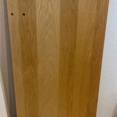 無印良品 ベッドフレーム用ヘッドボード シングル オーク材 の画像