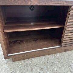 ★リユースのサカイ高崎店★TJ13338  テレビ台 茶 H45.5×D44×W122 クリーニング済みの画像