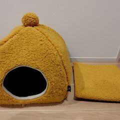猫　犬　ベッド　ドーム型　冬用の画像