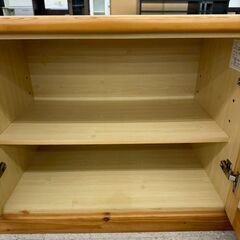 ★リユースのサカイ高崎店★TJ13339  棚 ライトブラウン H59.5×D42×W149 クリーニング済みの画像