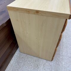 ★リユースのサカイ高崎店★TJ13339  棚 ライトブラウン H59.5×D42×W149 クリーニング済みの画像