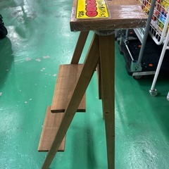 【7K09①】黒板付き木製ガーデンラックの画像