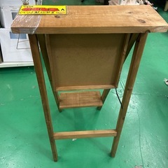 【7K09①】黒板付き木製ガーデンラックの画像