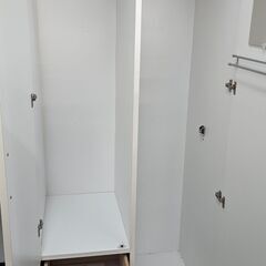 ✨️ジモティー割引✨️【ジャングルジャングル堺初芝店】 ワードローブ　ホワイト　堺市（東区　西区　北区　南区　堺区　美原区）高石市　泉大津市　忠岡町　和泉市　松原市　大阪狭山市の画像