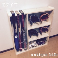 野球用品収納ハンドメイドの画像