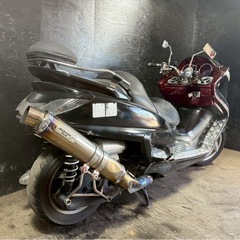 ★支払い総額5.8万円★関東圏内即日配送可能！ヤマハ グランドマジェスティ250 SG15J 社外マフラー！LEDヘッドライト！タンデムバー！！の画像