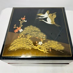 【無料】【引取限定】 漆器 二段重箱 お譲りします　2025/11/9〜の画像