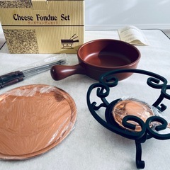 チーズフォンデュ鍋セットの画像
