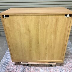 【11/29（土）限定！指定先へ送料無料でお届けします（墨田区、江東区、台東区）】無印良品 木製チェスト 4段 オーク材 突板の画像