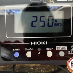 【久留米】【引き取り限定】【中古品】HIOKI 日置電機 IR4051 絶縁抵抗計 電源:単3形アルカリ乾電池(LR6)×4の画像