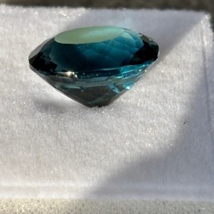 深い青色が魅力のロンドンブルートパーズ 6.30ct（12月誕生石）の画像