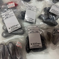 基本　中古品　釣り用　シンカー　オモリ　鉛　10号〜　いろいろ　1個〜5個　③の画像