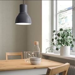 □ IKEA HEKTAR ヘクタル ランプシェード ダークグレー 38cm □の画像