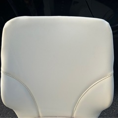 オフィスチェア ホワイト キャスター付きの画像