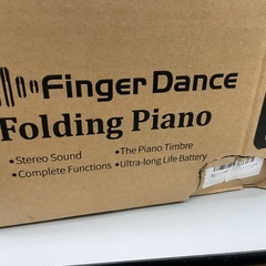 ◇ドリーム尼崎1号館◇【ジモティー割引対象商品】Finger Dance 61鍵盤折りたたみ電子キーボード【未使用】の画像