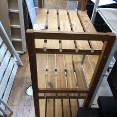 【リサイクルショップどりーむ鹿大前店】No.3308　木製家具　シンプルな棚　物置の画像