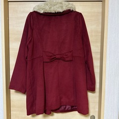 【美品】コート 赤の画像