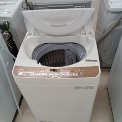 リユースのサカイ栃木店★ジモティ割あり★ SHARP 洗濯機 ES-T713 4.0kg 21年製 動作確認／クリーニング済み TC11516の画像