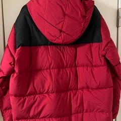 QUIKSILVER フード付きダウンジャケット レッド/ブラックの画像