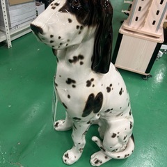 【7K09②】ダルメシアンの置物の画像