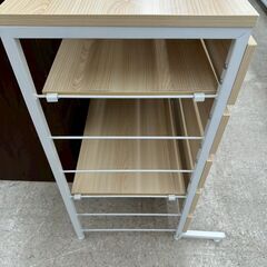 ★リユースのサカイ高崎店★TJ13352  キッチンカウンター クリーム H85.5×D40×W120 クリーニング済みの画像