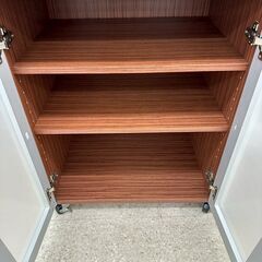 ★リユースのサカイ高崎店★TJ13353  カウンターボード 茶 H83×D45×W120 クリーニング済みの画像