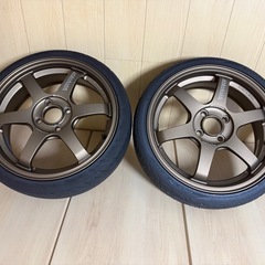 TE37SONIC 165/40R16 タイヤ付き4本セットの画像