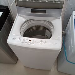 リユースのサカイ栃木店★ジモティ割あり★ AQUA 洗濯機 AQW-S45JBK 4.5kg 21年製 動作確認／クリーニング済み TC11518の画像