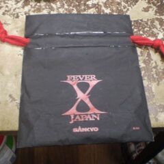 X　JAPAN　ポケットティッシュ　巾着の画像