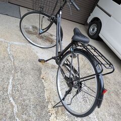 自転車　丸石サイクル　Legere黒　（中古）の画像