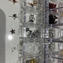 ネイルパーツ15種類+ジェルネイル9種類(中古)の画像