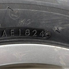 24年製ブリヂストンスタッドレスホイール付き4本195/65R15の画像