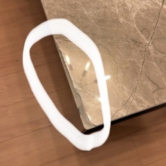 ニトリ セラミックガラステーブル 幅150cm 高級感あり 分解渡し ダイニングテーブル の画像