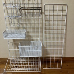 ワイヤー　ネット　カゴ　　収納の画像