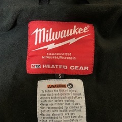 ★あったかい★ミルウォーキー・M12 ビーテッドジャケット・Sサイズ・バッテリー付き※これからの時期にお勧め！スノボーやバイクなど！の画像