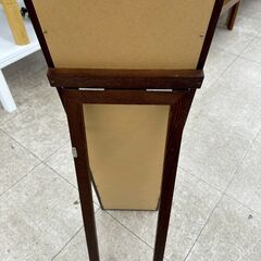 ★リユースのサカイ高崎店★TJ13362  姿見 茶 H147.5×D42×W27.5 クリーニング済みの画像