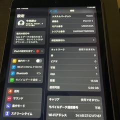 iPadAir2  16GB セルラーの画像