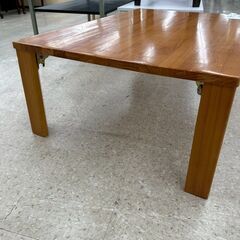 ★リユースのサカイ高崎店★TJ13363  ローテーブル 茶 H32.5×D60×W90 クリーニング済みの画像