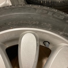 ラパン純正ホイールタイヤ付き！！の画像