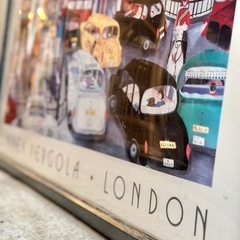 LINNEA PERGOLA リネアペルゴラ ロンドン アート ポスター 絵画 壁掛け インテリア フレーム アートパネル デザイン 美術 デコレーションの画像