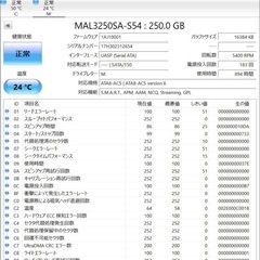 HDD 250GB 　MARSHAL MAL3250SA-S54の画像