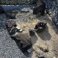 庭石　川石　筑波石　
の画像