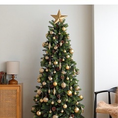 【新品・未開封】 uiz クリスマスオーナメント 78個セット ゴールドの画像