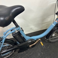 東京23区配達無料🌈新基準　ヤマハ　パスシティC 12.3Ah リチウム 電動自転車 中古　BS 5255の画像